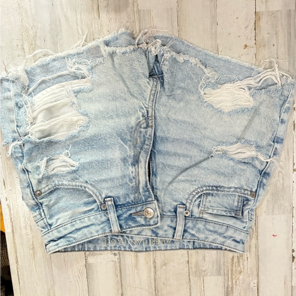 American Eagle Outfitters Light Blue Jean Shorts